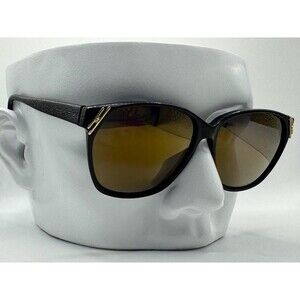 NEW Vintage Oversize Sunglasses | Non RX | Chunky Black Style | Gold Mirror Lens